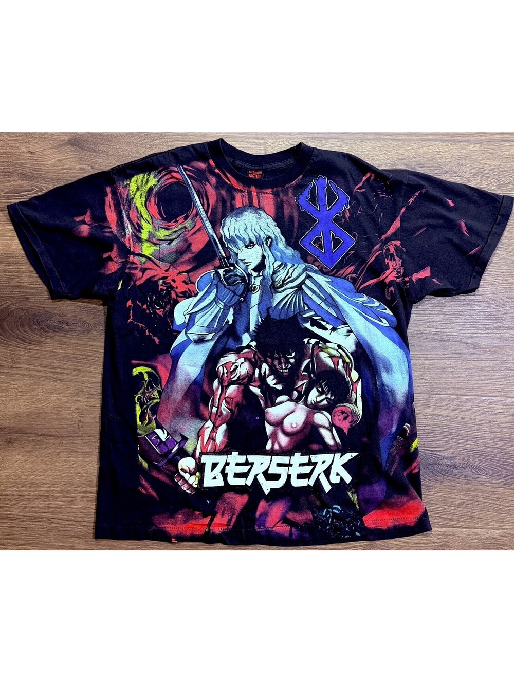 Berserk Anime Manga Fashion Victim AOP All Over Print T Shirt XL #15A